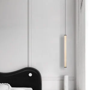 Acrylic Pipe Modern Minimalism Indoor LED Living Room Decor Pendant Light Chandelier