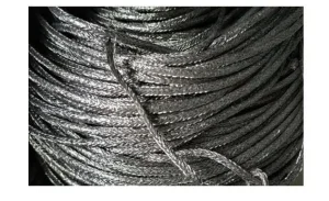 Expanded Graphite Yarn Reinforced with Glass Fibre+One Inconel 600 Wire