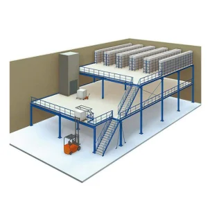 Warehouse  Loft Platform Shelves Heavy Duty Steel Platform Attic Racks  Mezanine Floor