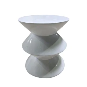 Modern New Outdoor Dining Decorative Round Fiberglass Table for Hospital and Hotel Use