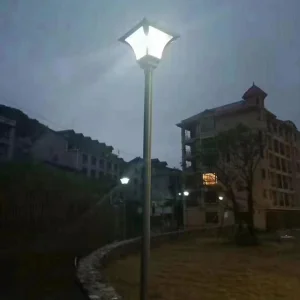Outdoor AC Powered LED Bollard Landscape Light with Aluminum Construction 3000K Warm White CRI 80 120 Beam Angle