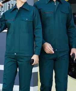 Ropa protectora de algodón y poliéster resistente al fuego