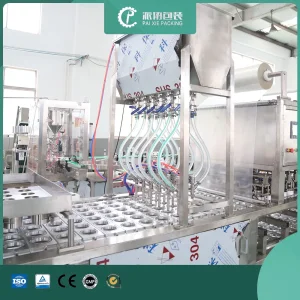 Automatic New Design Sealer Plastic Yoghurt Jelly Cup Filling Sealing Machine
