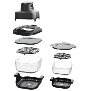 Household Smart Glass Air Fryer 1500W