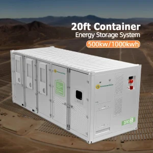 Bess All in One High Voltage Battery 500Kw 1Mwh 2Mwh Commercial Energy Storage Container 8000 Cycles