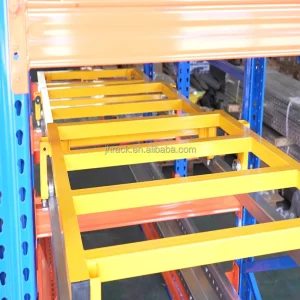 Factory Customized Steel Warehouse Storage Heavy Duty Mobile Push-Back Pallet Rack