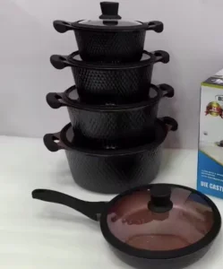 High Performance Professional 10 Pcs Non Stick Kitchen Set for Home Chef Restaurant Quality Results