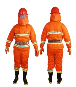 Ropa de seguridad para bomberos de rescate, resistente al fuego, aislante térmico, de alta visibilidad y reflectante