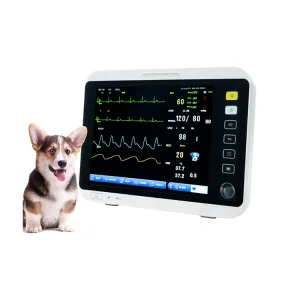 Portable Veterinary Vital Signs Patient Monitor Animal Vet Multi Parameter Medical with Capnograph