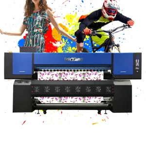 Inktime Large 6FT Wide Format Sublim Printer with 8 PCS I3200p Print Heads Automatic Ink Inkjet Printer