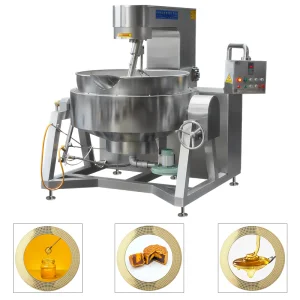 Commercial Automatic Multi Function Planetary Tilting Patato Chicken Egg Jam Mixing Making Electric Gas Steam Cheese Fillings Food Cooker
