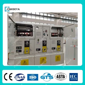 Cnkeeya ISO9001 Approved Wooden Case 325*751*1345mm China Air Insulated Distribution Cabinet Switchgear Hot Sale