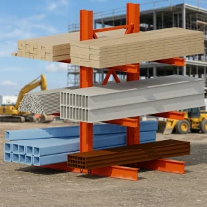 Durable Heavy-Duty Industrial Shelving Unit Durable Adjustable Cantilever Arm Racks Racking System for Warehouse Storage