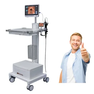 Mobile Medical Trolley for or Anesthesia and Endoscopy Equipment Support Cart with Power System
