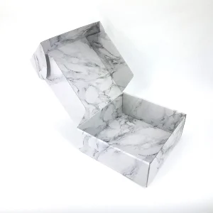 Nuevo Precio de Fábrica de Material Personalizado Caja de Cartón Corrugado Negra E Flute para Embalaje de Productos