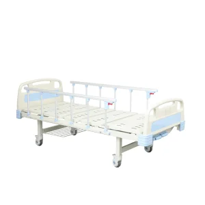 2 Crank Clinic Equipment Manual Adjustable Function Medical Hospital Bed for Patients