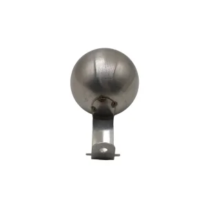Stainless Steel Floating Ball 50mm with Integrated Clip for Valves