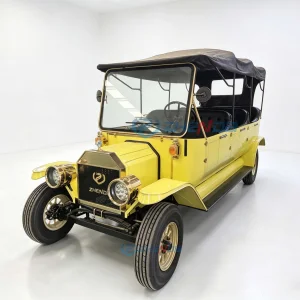 ZHENDA 8 Seat Electric Yellow Sightseeing Car