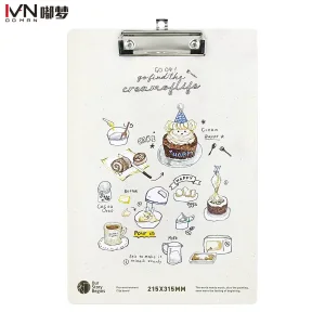 Document Writing Board Student Homework Board Plate Clamp