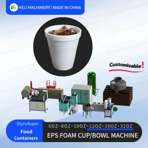 EPS Styrofoam Cups and Bowl Bowl Production System
