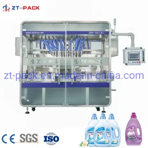 PLC Control Piston Drive Linear Type Automatic Daily Chemical Shampoo Hand Wash Sauce Ketchup Honey Yogurt Viscous Liquid Packing Filling Bottling Machine