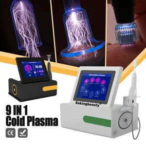 9 in 1 35tips Jet Cold Plasma Machine Plasma Pen Lift CE Certified 35 Tips for Face Lifting &amp; Skin Rejuvenation OEM Available
