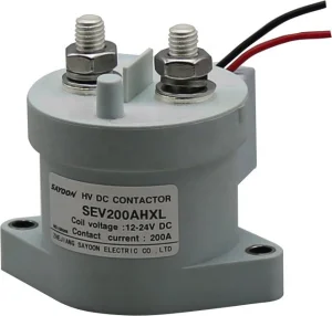 SAYOON SEV200AH High Voltage DC 200A 2-Phase Magnetic Contactor for Charging Piles Electrical Equipment CCC/FCC/RoHS/CE