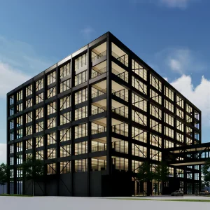 High Rise Luxury Hotel Building Modern Steel Structure Design Light Metal Prefabricated Modular Apartment JIEKE Brand