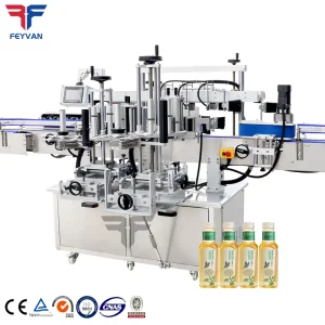Full Automatic Front, Side and Back Flat Bottle Labeling Machine