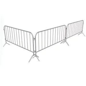 Factory Sales Crowd Control Barrier Road Barrier Professional Customization Mobile Crowd Barrier Protection Foldable Easy Storage Security Temporary Fence