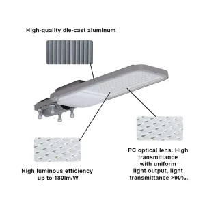 Weather Proof LED Street Light IP65 30W Outdoor Intelligent Smart City