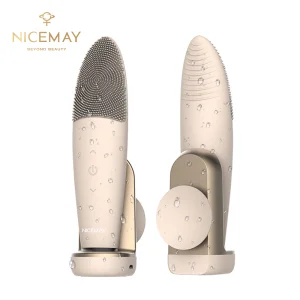 52℃ Constant Heat Sonic Face Brush Silicone Scrubber 7 Speed Levels Blackhead Remover For Deep Pore Cleansing