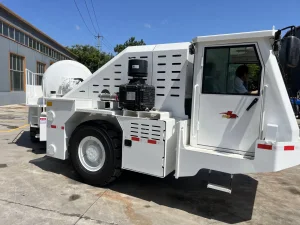 Tmg Brand Tu312 Underground Mining Vehicle Low Profile Concrete Mixer Truck with CE