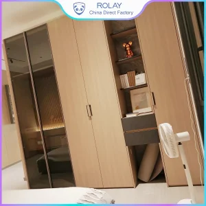 UV Protection CNC Processed Chemical Hassle Free Bedroom Closet System in China