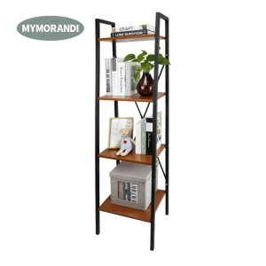 Industrial Style Wooden Bookshelf