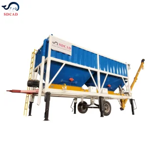 50m³ Per Hour Mobile Ready Mix Plant for Concrete Pump Feeding with Ideal for Island Construction Projects