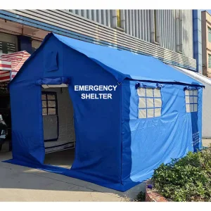 Refugio modular de emergencia interior con almohadilla de espuma, tienda portátil y movible para refugiados de asuntos civiles para ayuda en desastres