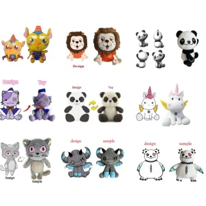 Fabricante de Juguetes de Peluche Personalizados Diseño de Peluche Personalizado Crea Tu Propia Marca de Peluche para Regalo de Niños Juguetes de Peluche Rellenos