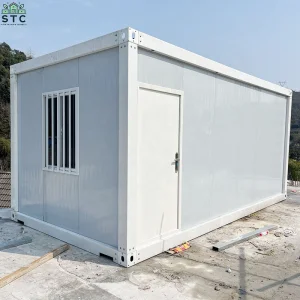 10FT 20FT Low Price Flat Pack Container House Modular Prefab Cabin Warehouse Garage Worker Dormitory Mobile Office