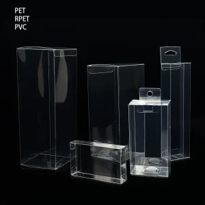 PET Transparent Box PVC Clear Plastic Package Box