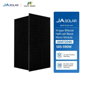 JA Solar Panel 550W to 720W Bifacial PERC