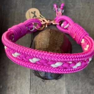 Nova Coleira de Gato e Cachorro em Paracord Trançado com Liberação Rápida para Treinamento de Escalada Feita à Mão