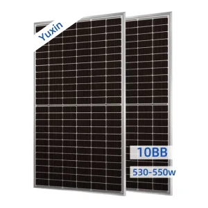 CE Certification 144 Half-Cell 10BB 530W 535W 540W 545W 550W PERC Solar Panel Mono Silicon Products, Service