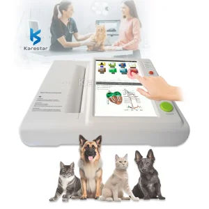 12 Channel ECG K-Eb12 Touch Screen Veterinary Handheld ECG Device