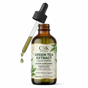 Green Tea Extract Liquid Drops Botanical Wellness Supplement OEM ODM Private Label Herbal Liquid Formula