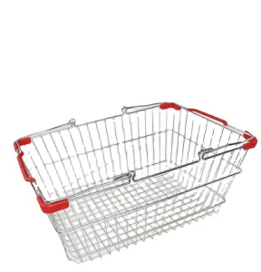 Grocery Store Shopping Basket with Handle