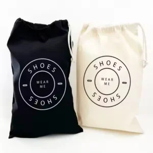 Custom Organic Cotton Drawstring Pouch