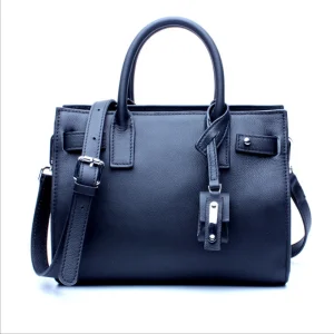 Luxury Vintage Convertible Leather Shoulder Bag Cowhide Leather Brand Women's Business Daily Travel Briefcase