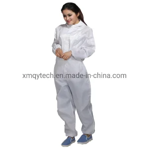 Mono con capucha antistático al por mayor, prendas antiestáticas, ropa de trabajo para sala limpia