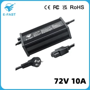 72V 10A LiFePO4 Charger
